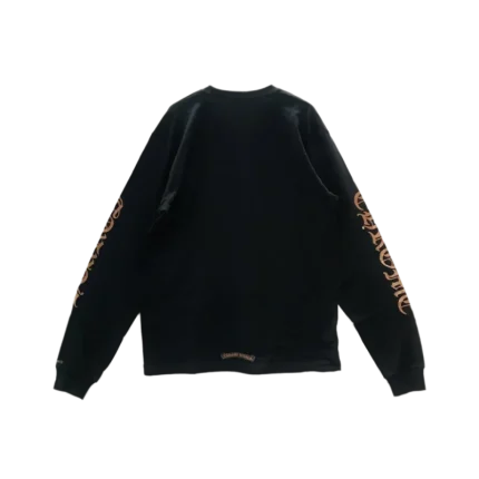CH Collar Script Logo In Brown Long Sleeve T-Shirt